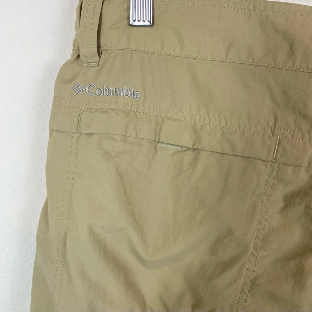 Columbia Men’s 34 Omni-shade‎ Sun Protection Shorts pockets Lightweight Khaki - Picture 6 of 9